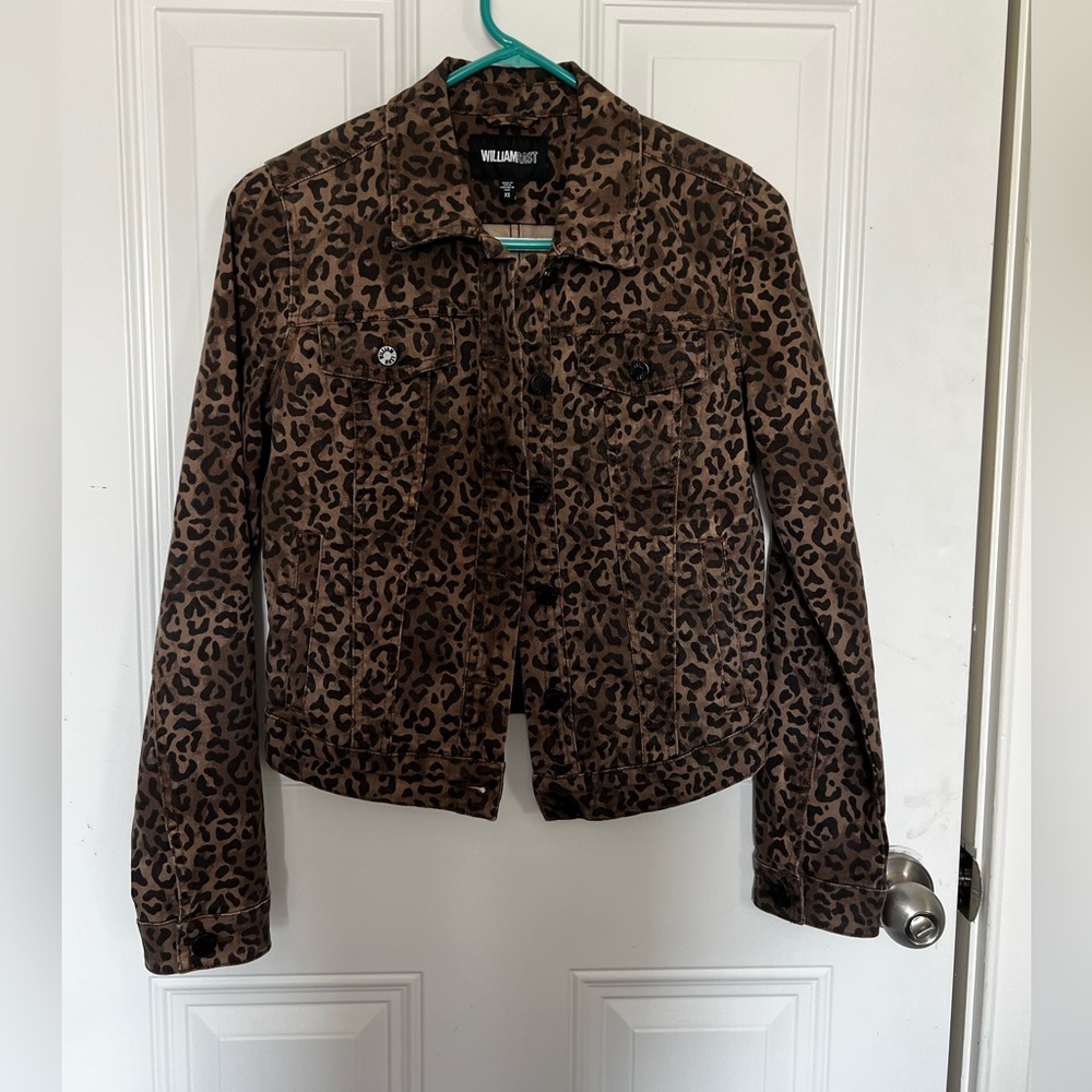 Animal Print Denim Jacket